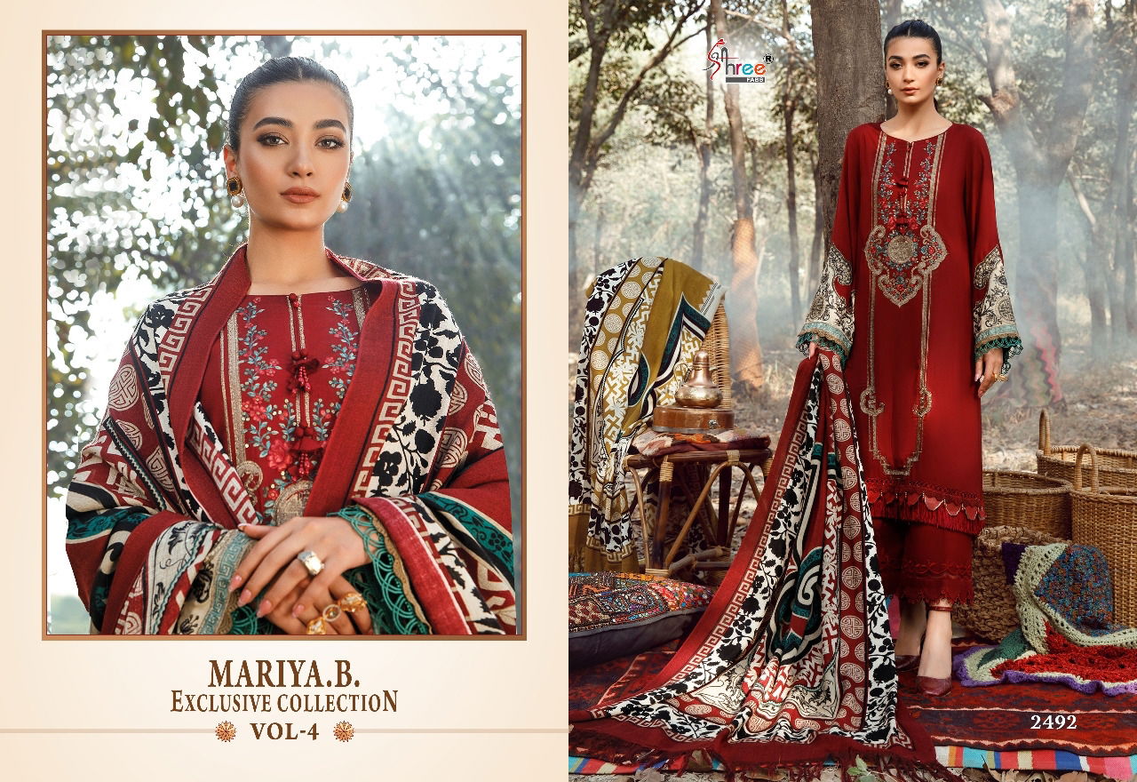 Maria B Exclusive Collection Vol 4 Printed Casual Wear Wholesale Pakistani Salwar Suits